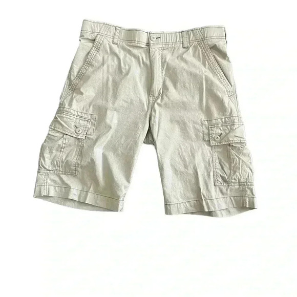 WearFirst Caution Ripstop Day Hiker Cargo Short color Khaki Size 34 - Picture 2 of 6